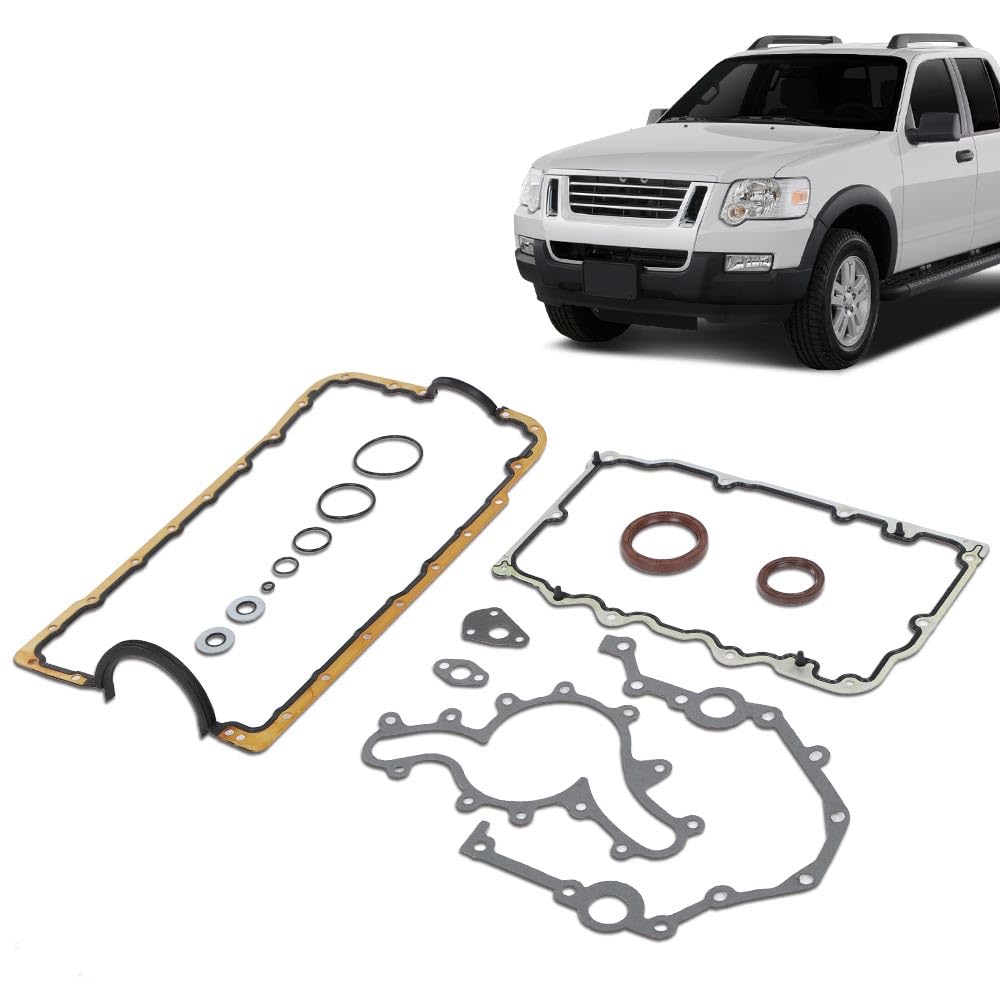 G-PLUS Engine Conversion Gasket Set Lower Gasket Set Compatible with Ford Explorer 1997-2009/Fit Ford Mustang 4.0L 2005-2009/Fit Ford Ranger 4.0L 2000-2009 CS9293, CS9293-1, CS24003, CS6-20700