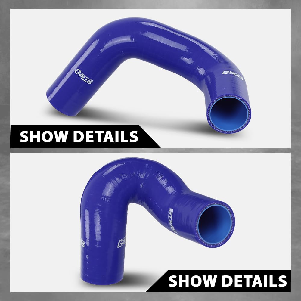 G-PLUS Radiator Hose Set Upper Lower and Bypass Hoses Compatible with John Deere Models Blue