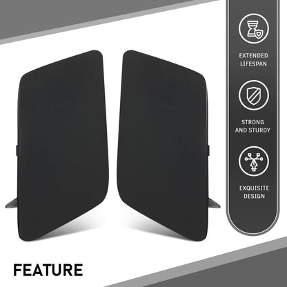G-PLUS Pair Front Bumper Headlight Washer Cover, Compatible with Audi Q3 2015-2018, LH Driver & RH Passenger 2PCS, 8U0955276E, 8U0955275E