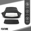 G-PLUS Convertible Soft Top Plastic Window Heated Glass Window Compatible with BMW Z3 & M Roadster Convertibles 1996-2002 Fit BMW E36 1996-2002 Black