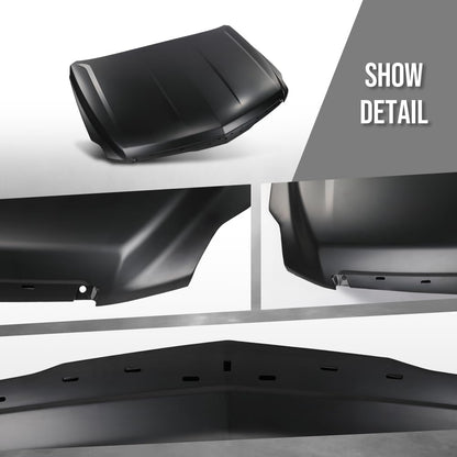G-PLUS Front Hood Panel Primed Aluminum Compatible with Cadillac Escalade 2015-2019 Black