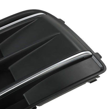 G-PLUS Front Bumper Fog Light Grille Bezel Insert Left Driver Side Compatible with Audi Q5 2018-2020 80A807679DRU6 80A807245