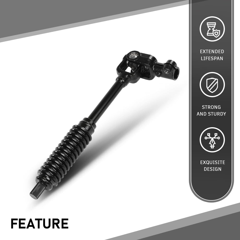 G-PLUS Lower Intermediate Steering Column Shaft Compatible with Toyota Tacoma 4WD 2005-2015 4520304021 Black