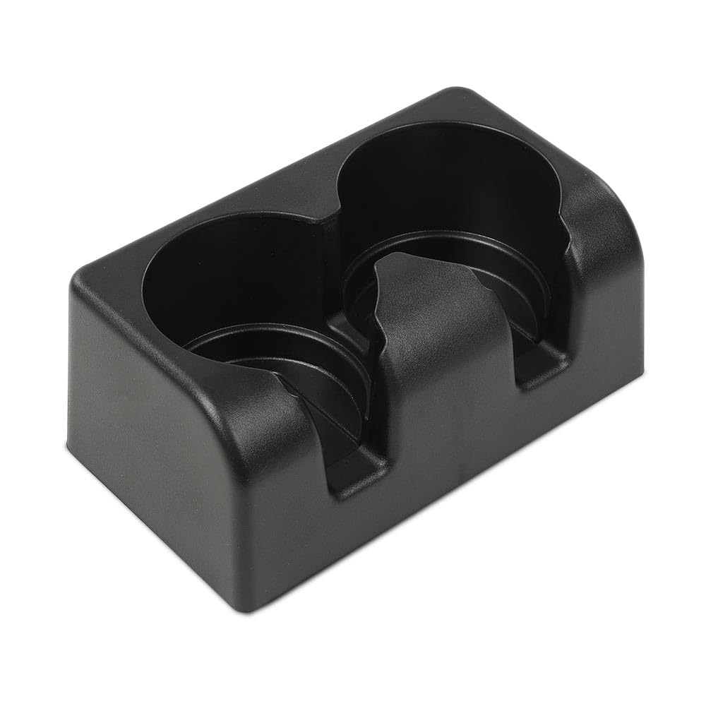 G-PLUS Front Rear Bench Seat Dual Cup Holder Center Console Insert Double Storage Compatible with Chevy Colorado 2004-2012/Fit GMC Canyon 2004-2012 19256630 89039574 89039575 19121876