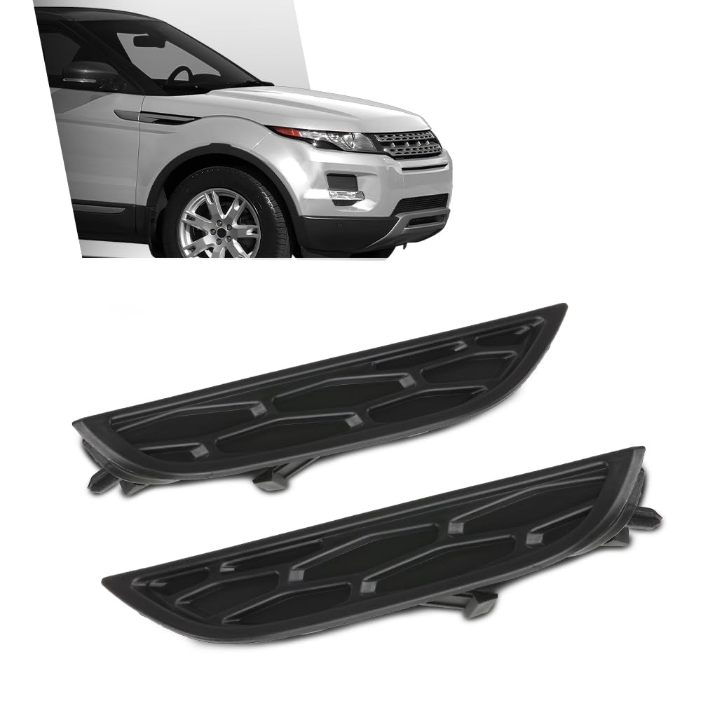 G-PLUS Front Lower Fog Light Lamp Bezel Compatible with Range Rover Evoque 2012-2015,Fit for Pure and Prestige Models Only,Not Fit for Dynamic Models