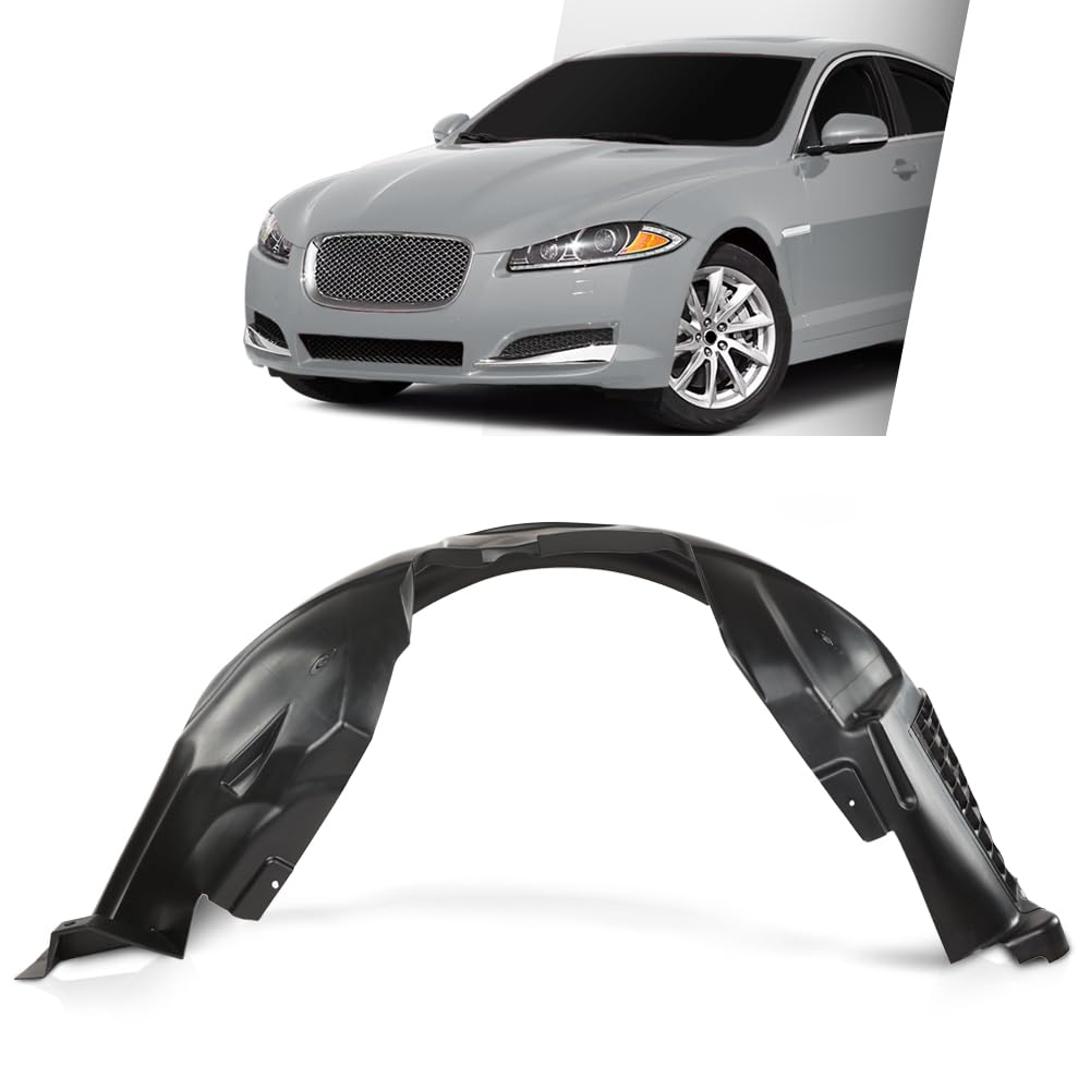 G-PLUS Fender Liner Splash Shield Front Left Compatible with Jaguar XF XFR XFR 2012-2015 C2Z22404, C2Z14258