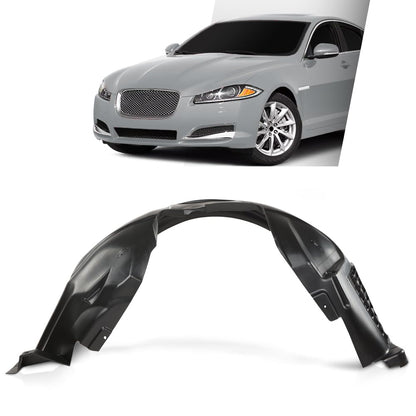 G-PLUS Fender Liner Splash Shield Front Left Compatible with Jaguar XF XFR XFR 2012-2015 C2Z22404, C2Z14258