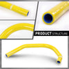 G-PLUS Silicone Radiator Hose Kit Compatible with Yamaha Banshee 350 YFZ350 1987-2006 Yellow