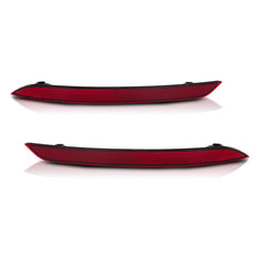 G-PLUS Rear Bumper Reflector Pair for Volvo XC60 2018-2024 Red