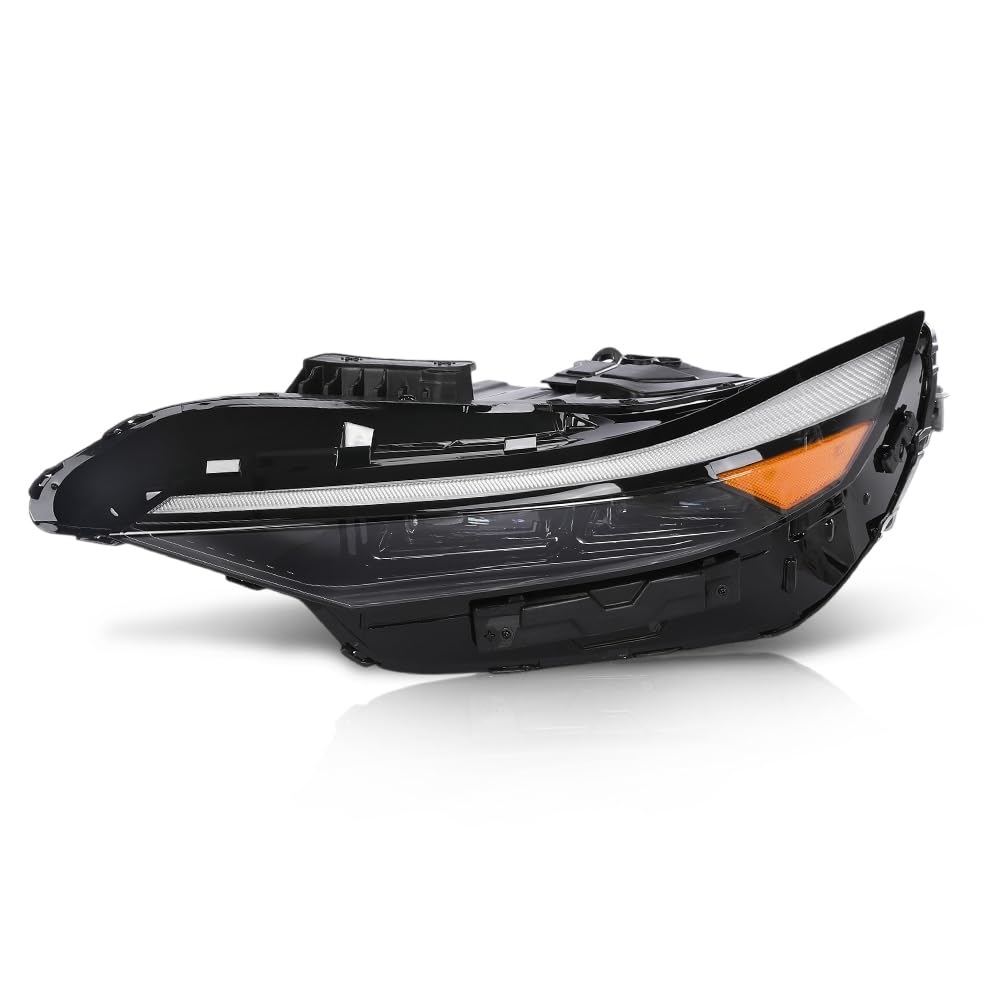 G-PLUS LED Headlight Assembly Left Driver Side Compatible with Hyundai Elantra 2024-2025 92102-AA740 Black