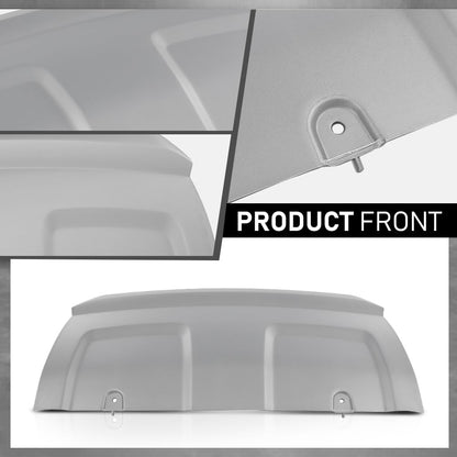 G-PLUS Front Bumper Tow Hook Eye Cover Lower Valance Panel Compatible with Range Rover Evoque 2012-2015 Silver