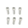 G-PLUS 12pcs SBC Stainless-Steel Hex Intake Manifold Bolt Kit for 1955-1986 Chevy Engines (265/283/302/305/327/350/400) - Silver