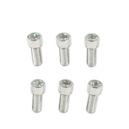 G-PLUS 12pcs SBC Stainless-Steel Hex Intake Manifold Bolt Kit for 1955-1986 Chevy Engines (265/283/302/305/327/350/400) - Silver