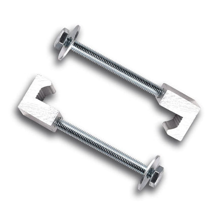 G-PLUS Truck Tool Box Mounting Kit, J Hook Crossover Pickup Mounting Clamp Tiedown, Universal Fit, Easy Mount - Silver (2Pcs)