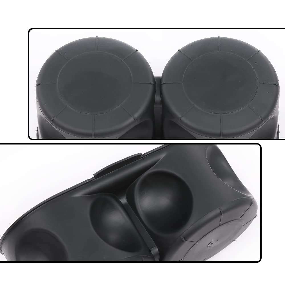 G-PLUS Cup Holder Insert Compatible with Chrysler Town & Country 2011-2016/ Fit Dodge Grand Caravan 2011-2020 1WV70DX9AA Black Cup Holder Liner