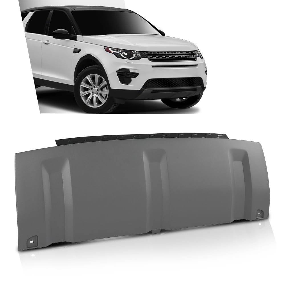 G-PLUS Front Bumper Lower Trim Lip Compatible with Discovery Sport L550 2.0L 2015-2019 (w/o Dynamic Package) Gray