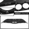 G-PLUS Bumper Cover Rear Lower Compatible with Hyundai Veloster 2013-2017 Fit Models with Rear Object Sensor Holes 866502V521, HY1115117 Black
