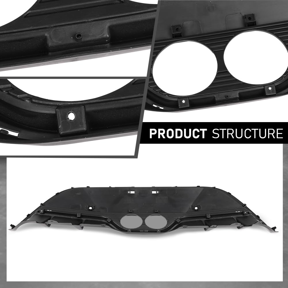 G-PLUS Bumper Cover Rear Lower Compatible with Hyundai Veloster 2013-2017 Fit Models with Rear Object Sensor Holes 866502V521, HY1115117 Black