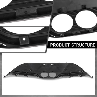 G-PLUS Bumper Cover Rear Lower Compatible with Hyundai Veloster 2013-2017 Fit Models with Rear Object Sensor Holes 866502V521, HY1115117 Black