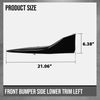 G-PLUS Front Lower Left Side Bumper Molding Trim Compatible with Toyota Camry SE 2025 TO1046135, 52713AQ040 Glossy Black