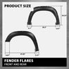 G-PLUS Pocket Riveted Fender Flares Compatible with Dodge Ram 1500 2WD/4WD 2019 2020 2021 2022 2023, NOT Fit Rebel Models (Smooth)