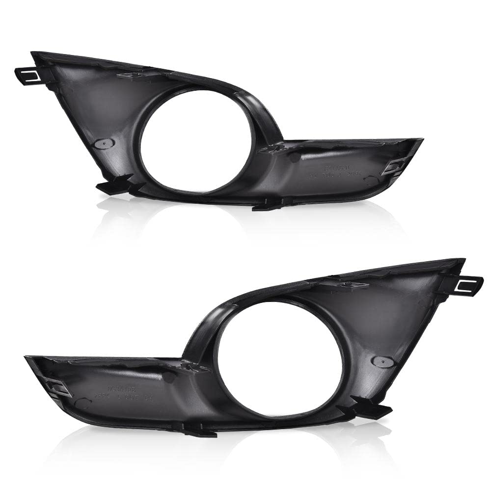 G-PLUS Fog Light Covers Grille Bezel Compatible with 2016 2017 2018 2019 Nissan Sentra Fog Lamp Accessories Cover Driver and Passenger Side 622564AF0B, NI1039142, 622574AF0B, NI1038142