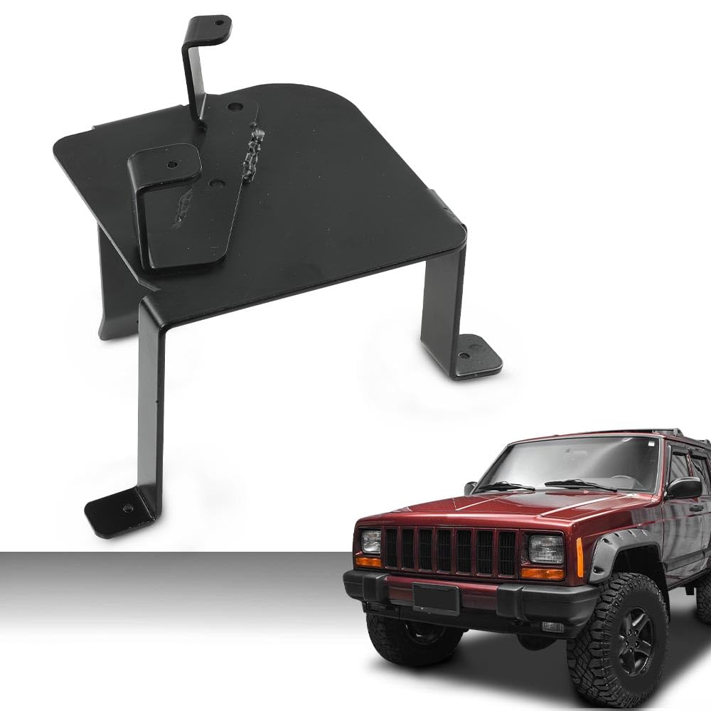 G-PLUS Replacement Steel Center Console Support Bracket Compatible with Jeep Cherokee XJ 1997 1998 1999 2000 2001 Powder Coated