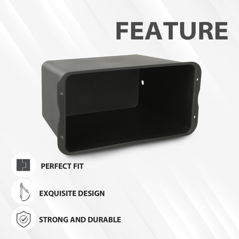 G-PLUS Storage Cooler & Storage Box Insert Compatible with Rear Seat Kits Except Club Car Ds Models Black