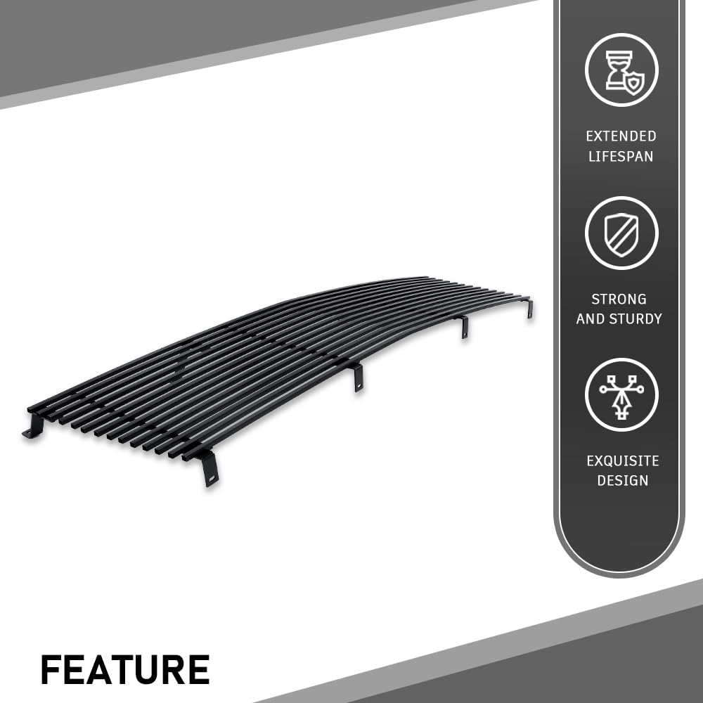 G-PLUS Billet Grille Compatible with Chevy Astro Van 1985-1994/Fit GMC Safari Van 1985-1994 C85103J Stainless Steel Black