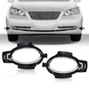 G-PLUS Foglight Bezel Cover 2pcs Compatible with 2007-2009 ES350 Left Right Fog Light Bezel Driving Lamp Trim Replacement Fog Light Lamp Cover Trim Bezel 52126-33070 52125-33070