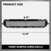 G-PLUS Front Bumper Lower Grille Compatible with Land Rover Defender 90 110 130 2020-2024 Glossy Black Grill LR133561, LR129440, L8B217H750BA