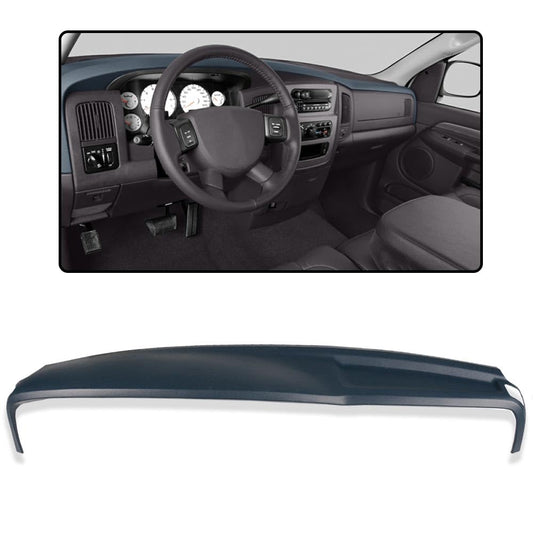 G-PLUS TPE Molded Dash Cover Blue Compatible with 2002 2003 2004 2005 Dodge Ram 1500/2003-2005 Dodge Ram 2500 3500