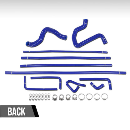 G-PLUS Radiator & Heater Hose Kit Compatible with Ford F150 F250 F350 Bronco Trucks Pickups with 5.0L/5.8L Engine 1988 1989 1990 1991 1992 1993 1994 FOTZ8260E, FOTZ8286D Blue