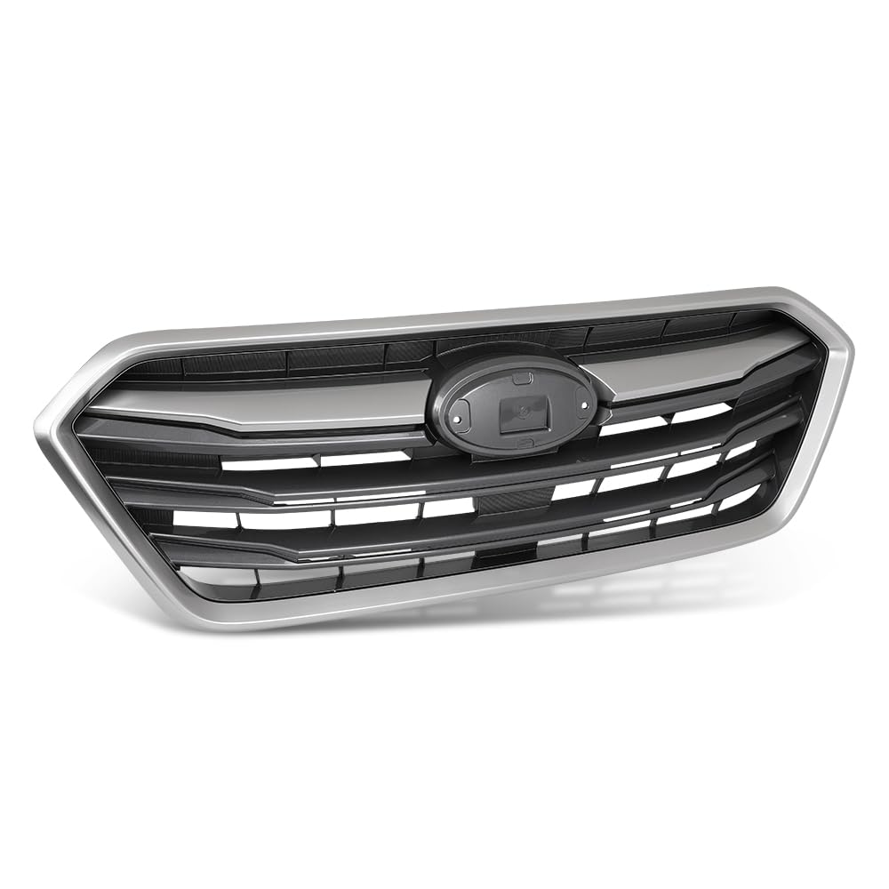 G-PLUS Front Bumper Grille Assembly, Compatible with Subaru Legacy 2018-2019, Light Gray, 91121AL18A, SU1200180 Light Gray