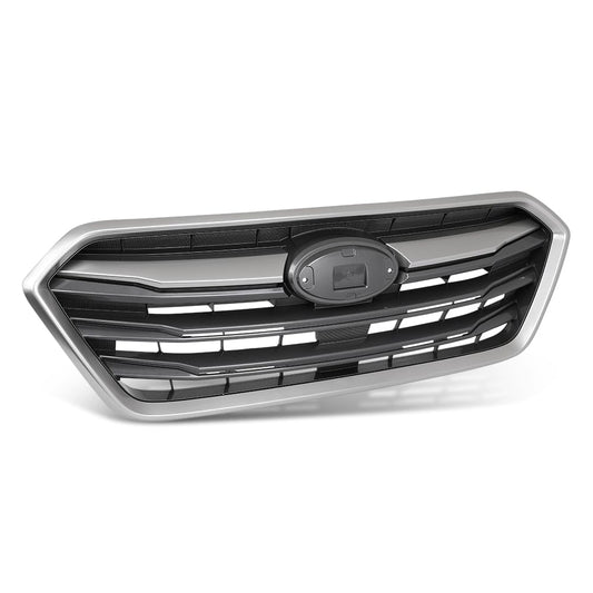 G-PLUS Front Bumper Grille Assembly, Compatible with Subaru Legacy 2018-2019, Light Gray, 91121AL18A, SU1200180 Light Gray