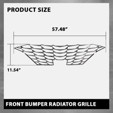 G-PLUS Front Bumper Radiator Grille Assembly Compatible with Hyundai Elantra 2021-2023 86351AA030 Side View