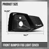 G-PLUS Front Bumper Fog Light Cover Compatible with Audi S5 Sportback / S5 / A5 Sportback / A5 2020 2021 2022 2023 8W6807681T3Q7, 8W6807682T3Q7 Black