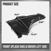 G-PLUS Front Lower Driver Left Side Fender Liner Fit BMW 320i/320i xDrive Base 2013-2018 51718055019, BM1250125 Black