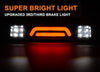 G-PLUS LED Cargo 3rd Brake Light Tail Lamps Compatible With Ford F250 F350 F450 F550 SD Super Duty1999-2016,Third Tail Lamps Clear Lens Black Housing