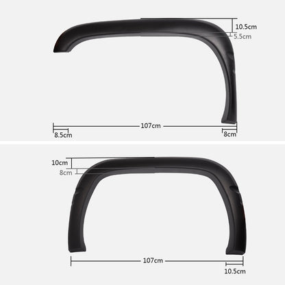 G-PLUS Fender Flares, Compatible With 1994-2001 Dodge Ram 1500/2500/3500 Models Only, Matte Pickup Truck Accessories Trim Cover Protector 4pcs