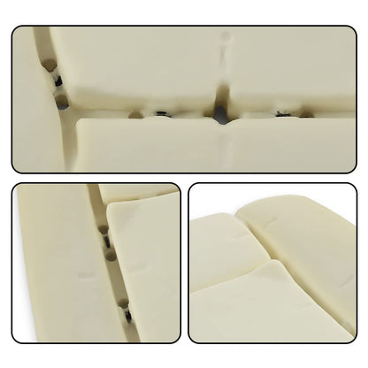 G-PLUS Bottom Seat Cushion Pad Left Driver Compatible with 2015-2016 Ford F150 FL3Z15632A23A White