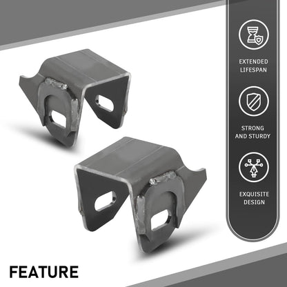 G-PLUS Weld on Heavy Duty Lower Control Arm Mounts Compatible with Jeep Wrangler TJ 1997-2006,Fit Jeep Cherokee XJ 1984-2001