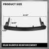 G-PLUS Rear Bumper Reinforcement Compatible with Dodge Durango 2011-2022,Compatible with Jeep Grand Cherokee 2011-2022 Black CH1106216