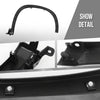 G-PLUS Fender Flare Molding Trim Left Driver Side Compatible with Toyota Highlander 2014 2015 2016 2017 2018 2019 TO1290105, 750860E030, 750860E010 Black