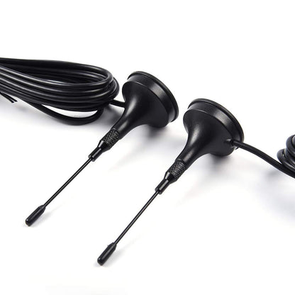 2 Pcs Set Car Magnetic Police Antenna 3-3/4" P71 Compatible for Ford Crown Victoria Impala Charger Explorer Tahoe Black