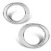 G-PLUS Fog Light Trim Set Left and Right Chrome 2Pcs Compatible with Benz GLK350 (submodel: 4Matic, Base) 2010-2012 2048851074