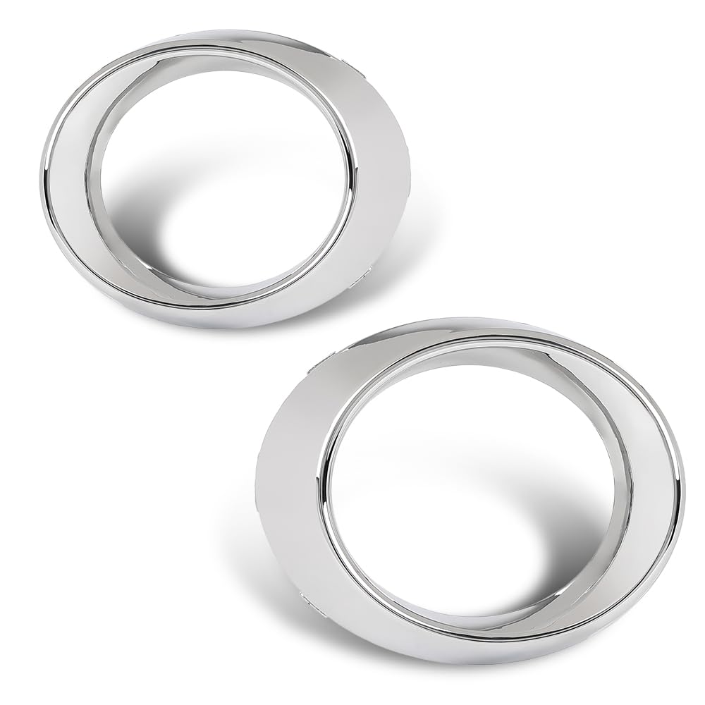 G-PLUS Fog Light Trim Set Left and Right Chrome 2Pcs Compatible with Benz GLK350 (submodel: 4Matic, Base) 2010-2012 2048851074
