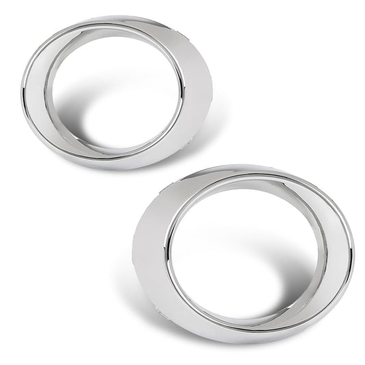 G-PLUS Fog Light Trim Set Left and Right Chrome 2Pcs Compatible with Benz GLK350 (submodel: 4Matic, Base) 2010-2012 2048851074