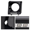 G-PLUS Black Headlight Bezel w/LED DRL Light Strip & Wire harness Compatible with 1990-2018 Mercedes Benz G-class W463 G63 G65 G500 G550 G55 AMG