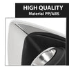 G-PLUS Fog Light Covers Front Driver Left Side Hand Compatible with Buick Envision (submodel: Base, Essence, Preferred, Premium, Premium II) 2019 2020 42489938, GM1038266 Chrome Black
